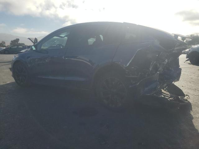 7SAXCBE59PF400272 - 2023 TESLA MODEL X BLUE photo 2