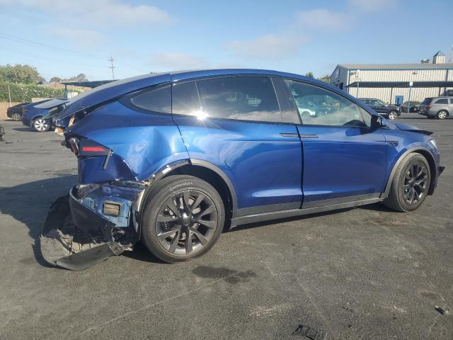 7SAXCBE59PF400272 - 2023 TESLA MODEL X BLUE photo 3