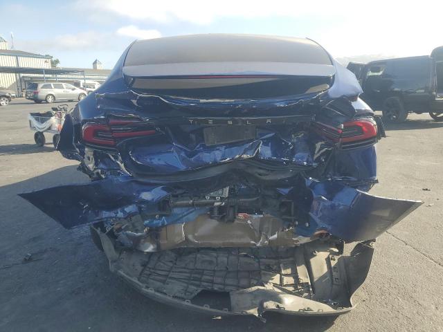 7SAXCBE59PF400272 - 2023 TESLA MODEL X BLUE photo 6