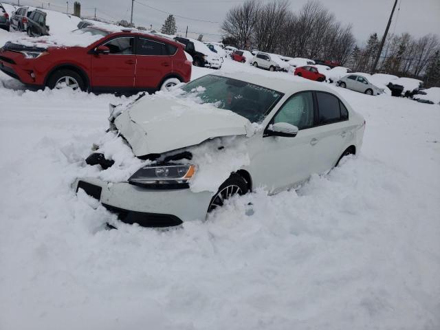 3VW2K7AJ0EM256840 - 2014 VOLKSWAGEN JETTA BASE WHITE photo 1