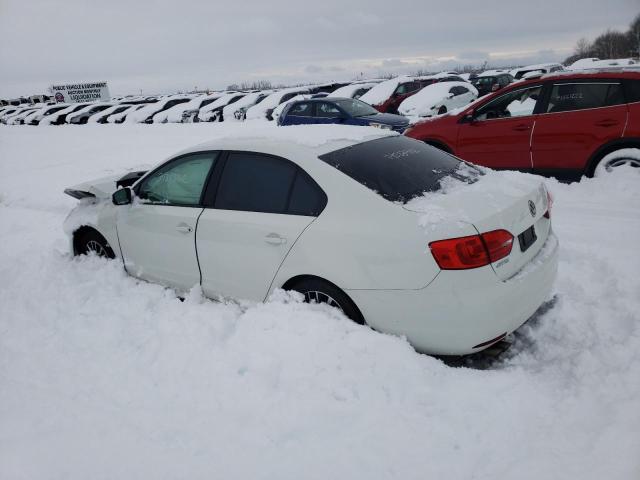 3VW2K7AJ0EM256840 - 2014 VOLKSWAGEN JETTA BASE WHITE photo 2