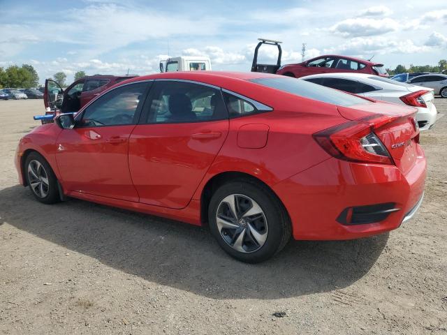2HGFC2F5XMH001708 - 2021 HONDA CIVIC LX RED photo 2