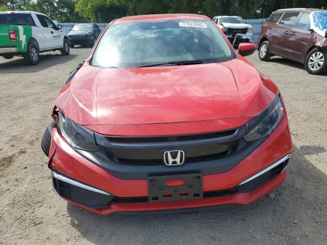 2HGFC2F5XMH001708 - 2021 HONDA CIVIC LX RED photo 5