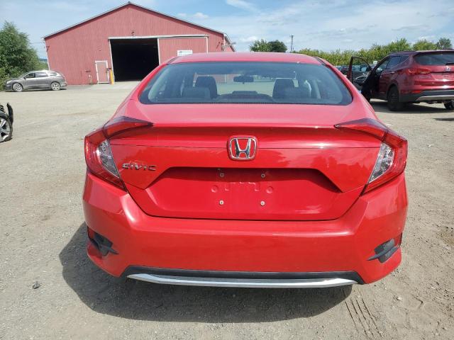 2HGFC2F5XMH001708 - 2021 HONDA CIVIC LX RED photo 6