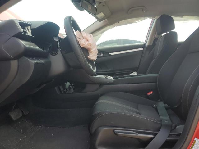 2HGFC2F5XMH001708 - 2021 HONDA CIVIC LX RED photo 7