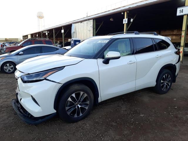 5TDHZRBH1MS056824 - 2021 TOYOTA HIGHLANDER XLE Սպիտակ լուսանկար 1