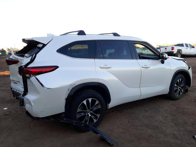 5TDHZRBH1MS056824 - 2021 TOYOTA HIGHLANDER XLE Սպիտակ լուսանկար 3