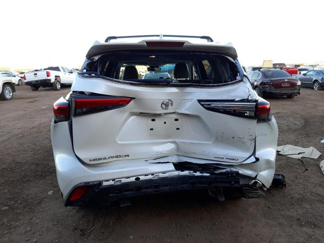 5TDHZRBH1MS056824 - 2021 TOYOTA HIGHLANDER XLE Սպիտակ լուսանկար 6