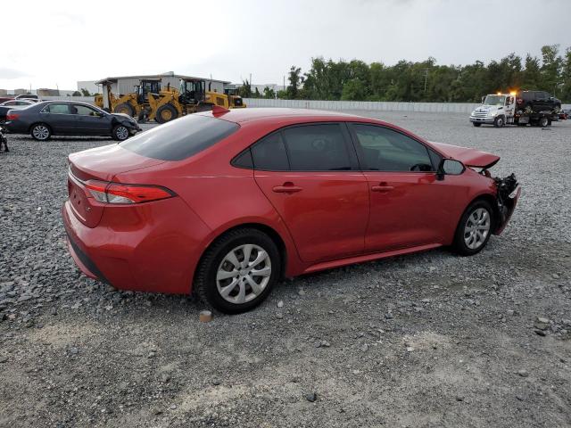 JTDEPRAE5LJ090521 - 2020 TOYOTA COROLLA LE RED photo 3