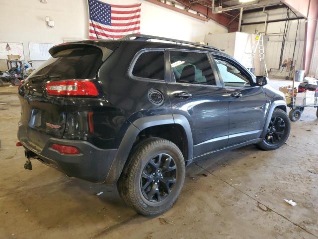 1C4PJMBSXFW648274 - 2015 JEEP CHEROKEE TRAILHAWK BLACK photo 3