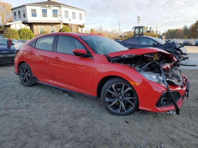 SHHFK7H43JU406991 - 2018 HONDA CIVIC SPORT 红色 照片 4
