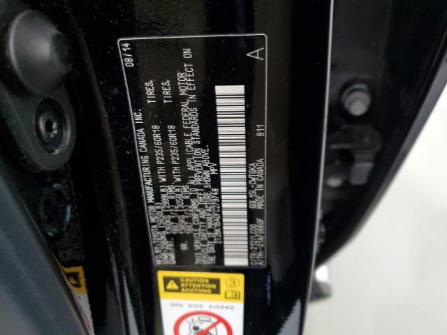 2T2BK1BA0FC279748 - 2015 LEXUS RX 350 BASE BLACK photo 13