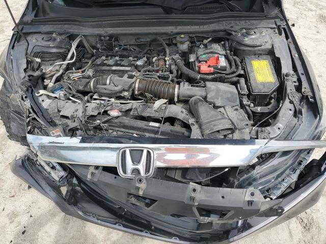 1HGCV1F49KA078600 - 2019 HONDA ACCORD EX ნაცრისფერი ფოტო 11