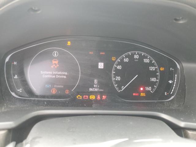 1HGCV1F49KA078600 - 2019 HONDA ACCORD EX ნაცრისფერი ფოტო 9