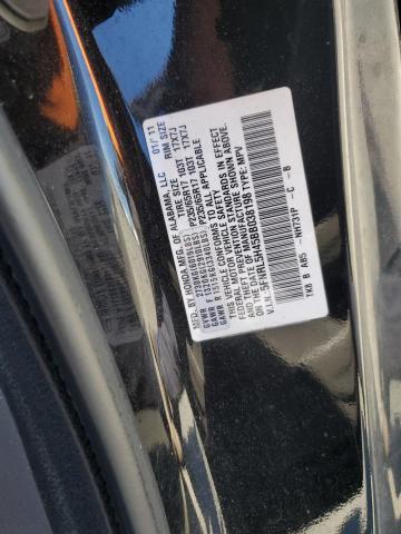 5FNRL5H45BB038198 - 2011 HONDA ODYSSEY EX BLACK photo 13