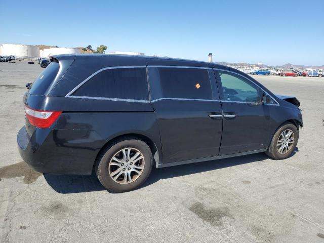 5FNRL5H45BB038198 - 2011 HONDA ODYSSEY EX BLACK photo 3