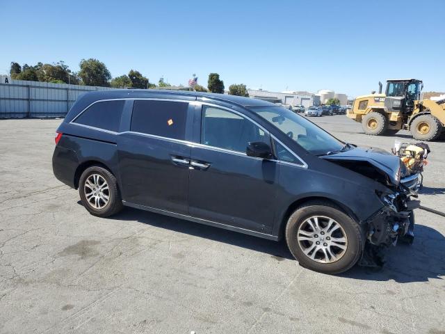 5FNRL5H45BB038198 - 2011 HONDA ODYSSEY EX BLACK photo 4