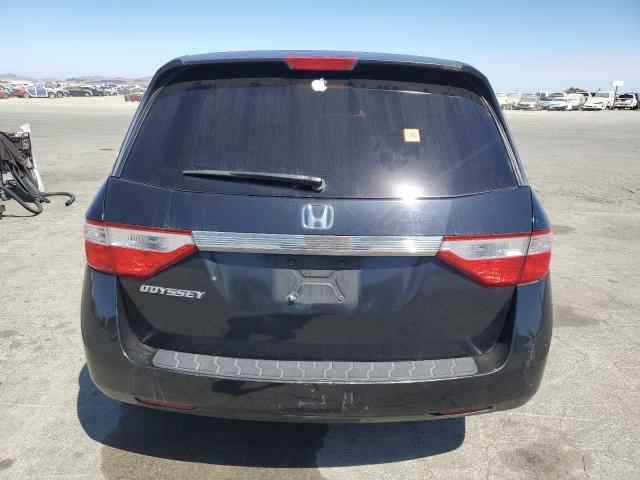 5FNRL5H45BB038198 - 2011 HONDA ODYSSEY EX BLACK photo 6