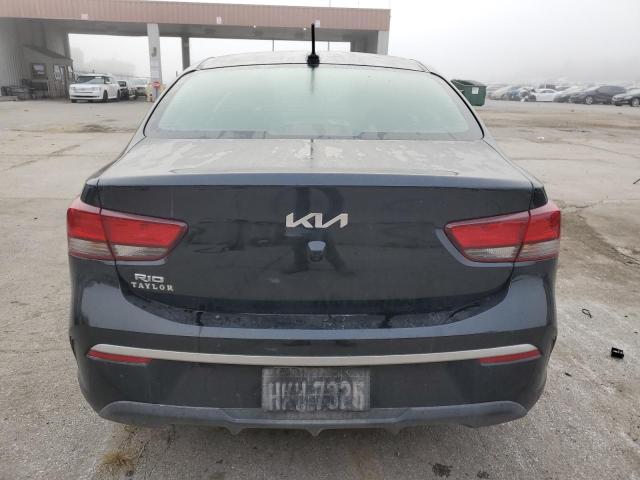 3KPA24AD2PE581235 - 2023 KIA RIO LX BLACK photo 6