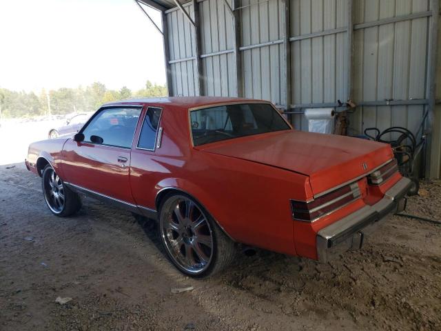 1G4GM47Y6GP224179 - 1986 BUICK REGAL LIMITED ORANGE photo 2