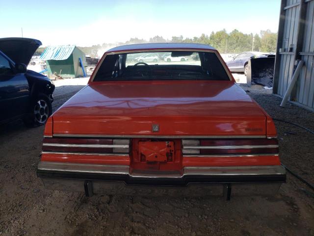 1G4GM47Y6GP224179 - 1986 BUICK REGAL LIMITED ORANGE photo 6