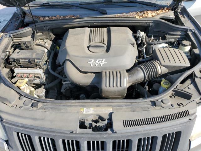 1C4RJFAG5CC119216 - 2012 JEEP GRAND CHEROKEE LAREDO GRAY photo 12