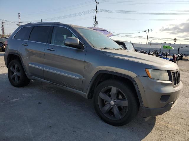 1C4RJFAG5CC119216 - 2012 JEEP GRAND CHEROKEE LAREDO GRAY photo 4
