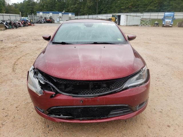 1C3CCCDG4FN711679 - 2015 CHRYSLER 200 S RED photo 5