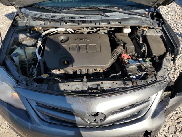 2T1BU4EE2CC804741 - 2012 TOYOTA COROLLA BASE Серый фото 11