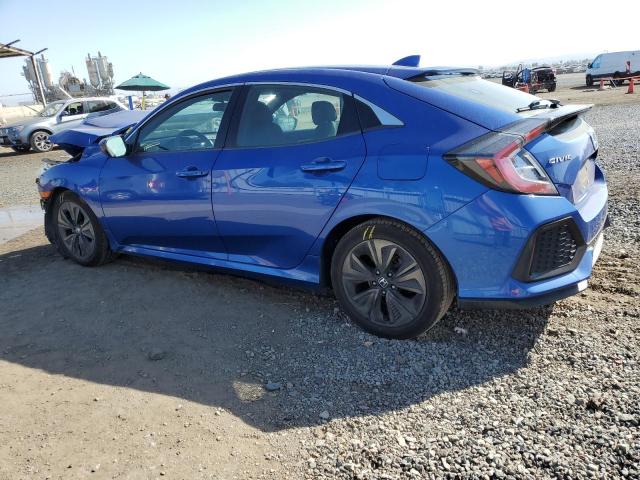 SHHFK7H60KU409883 - 2019 HONDA CIVIC EX BLUE photo 2