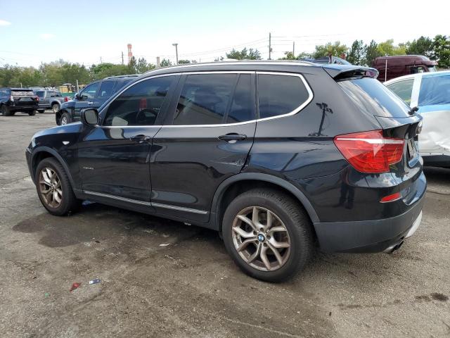 5UXWX7C52BL734418 - 2011 BMW X3 XDRIVE35I BLACK photo 2