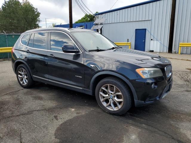 5UXWX7C52BL734418 - 2011 BMW X3 XDRIVE35I BLACK photo 4