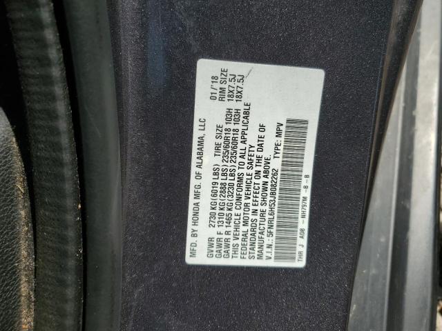 5FNRL6H53JB082262 - 2018 HONDA ODYSSEY EX Graphit Foto 14