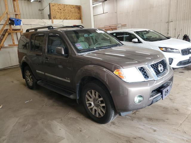5N1BR18B18C630352 - 2008 NISSAN PATHFINDER LE BROWN photo 4