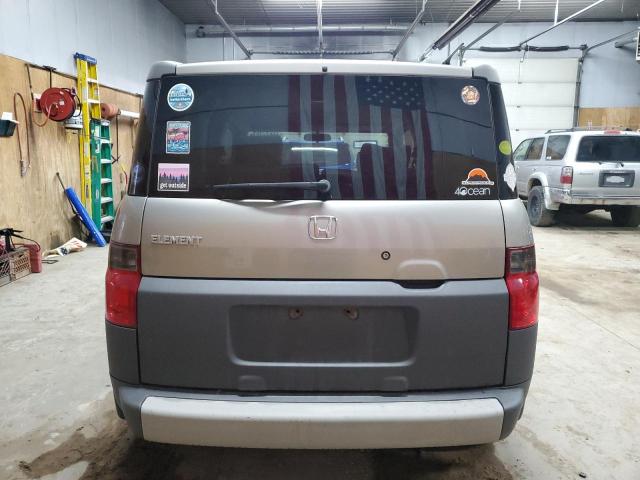 5J6YH28634L013629 - 2004 HONDA ELEMENT EX GRAY photo 6