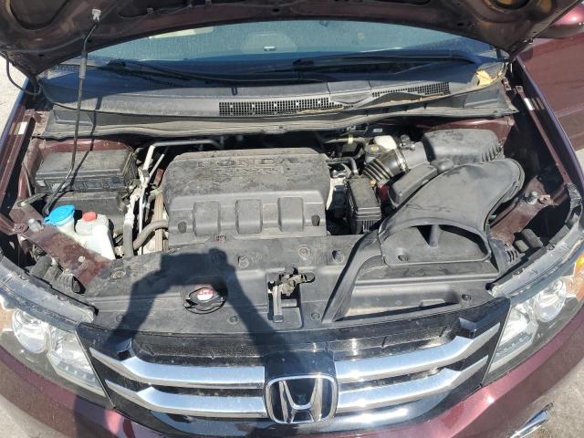 5FNRL5H6XEB013268 - 2014 HONDA ODYSSEY EXL 勃艮第红 照片 12