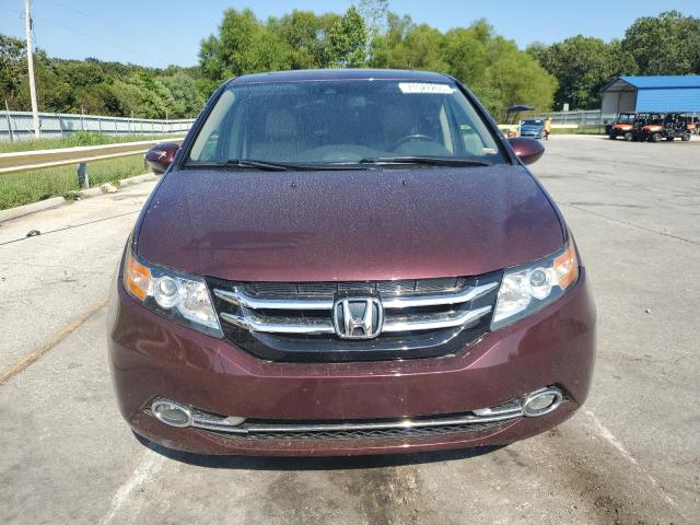 5FNRL5H6XEB013268 - 2014 HONDA ODYSSEY EXL 勃艮第红 照片 5