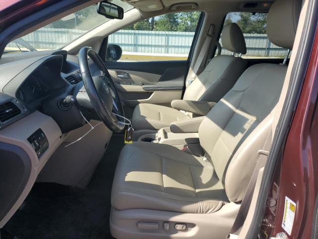 5FNRL5H6XEB013268 - 2014 HONDA ODYSSEY EXL 勃艮第红 照片 7