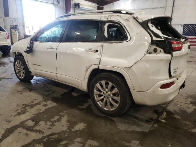 1C4PJMJS1HW606659 - 2017 JEEP CHEROKEE OVERLAND WHITE photo 2