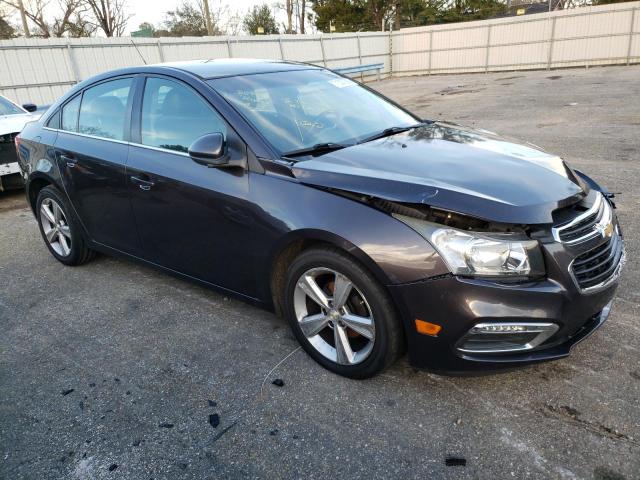 1G1PE5SB8F7212259 - 2015 CHEVROLET CRUZE LT GRAY photo 4