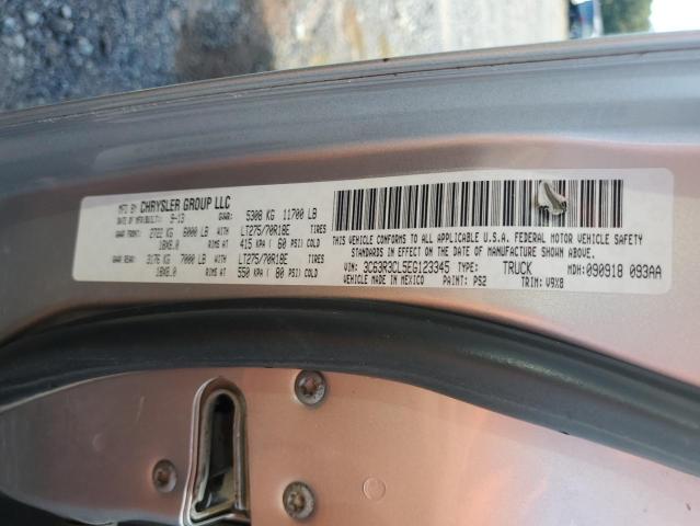 3C63R3CL5EG123345 - 2014 RAM 3500 ST ვერცხლისფერი ფოტო 12