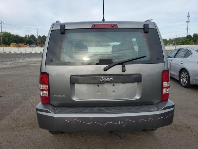 1C4PJMAK7CW157299 - 2012 JEEP LIBERTY SPORT 灰色 照片 6