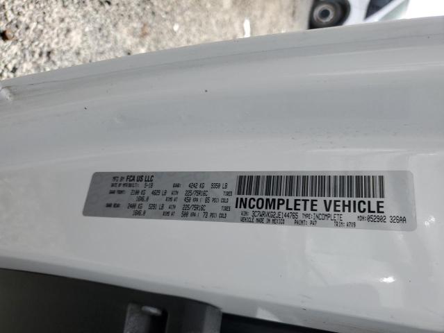 3C7WRVKG2JE144765 - 2018 RAM PROMASTER 3500 STANDARD Սպիտակ լուսանկար 12