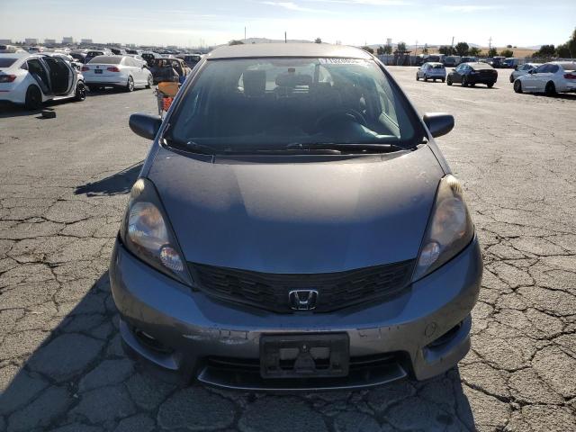 JHMGE8H51DC077204 - 2013 HONDA FIT SPORT GRAY photo 5