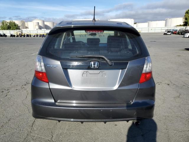 JHMGE8H51DC077204 - 2013 HONDA FIT SPORT GRAY photo 6