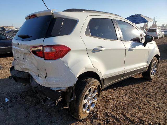 MAJ6S3GL9LC345011 - 2020 FORD ECOSPORT SE WHITE photo 3