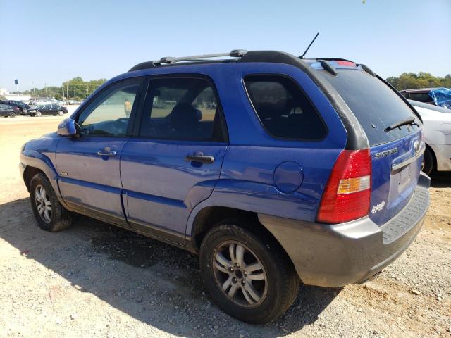 KNDJE723177343472 - 2007 KIA SPORTAGE EX BLUE photo 2