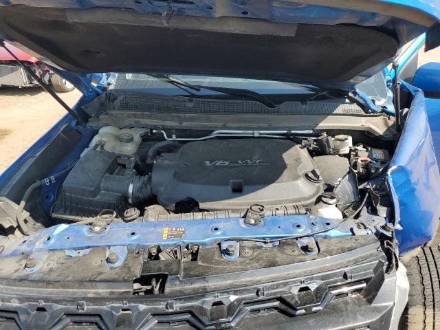 1GCGTEEN4M1145906 - 2021 CHEVROLET COLORADO ZR2 BLUE photo 11