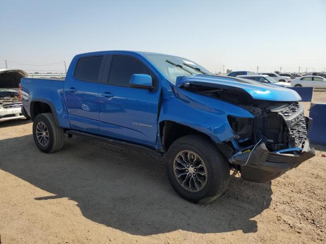 1GCGTEEN4M1145906 - 2021 CHEVROLET COLORADO ZR2 BLUE photo 4