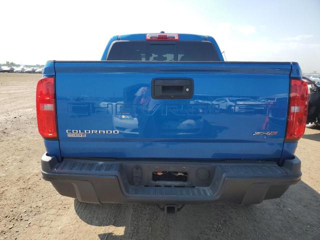 1GCGTEEN4M1145906 - 2021 CHEVROLET COLORADO ZR2 BLUE photo 6